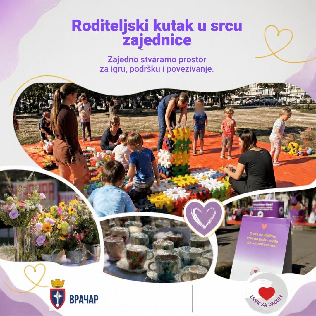 Kućice od igre – Roditeljski kutak u srcu zajednice
